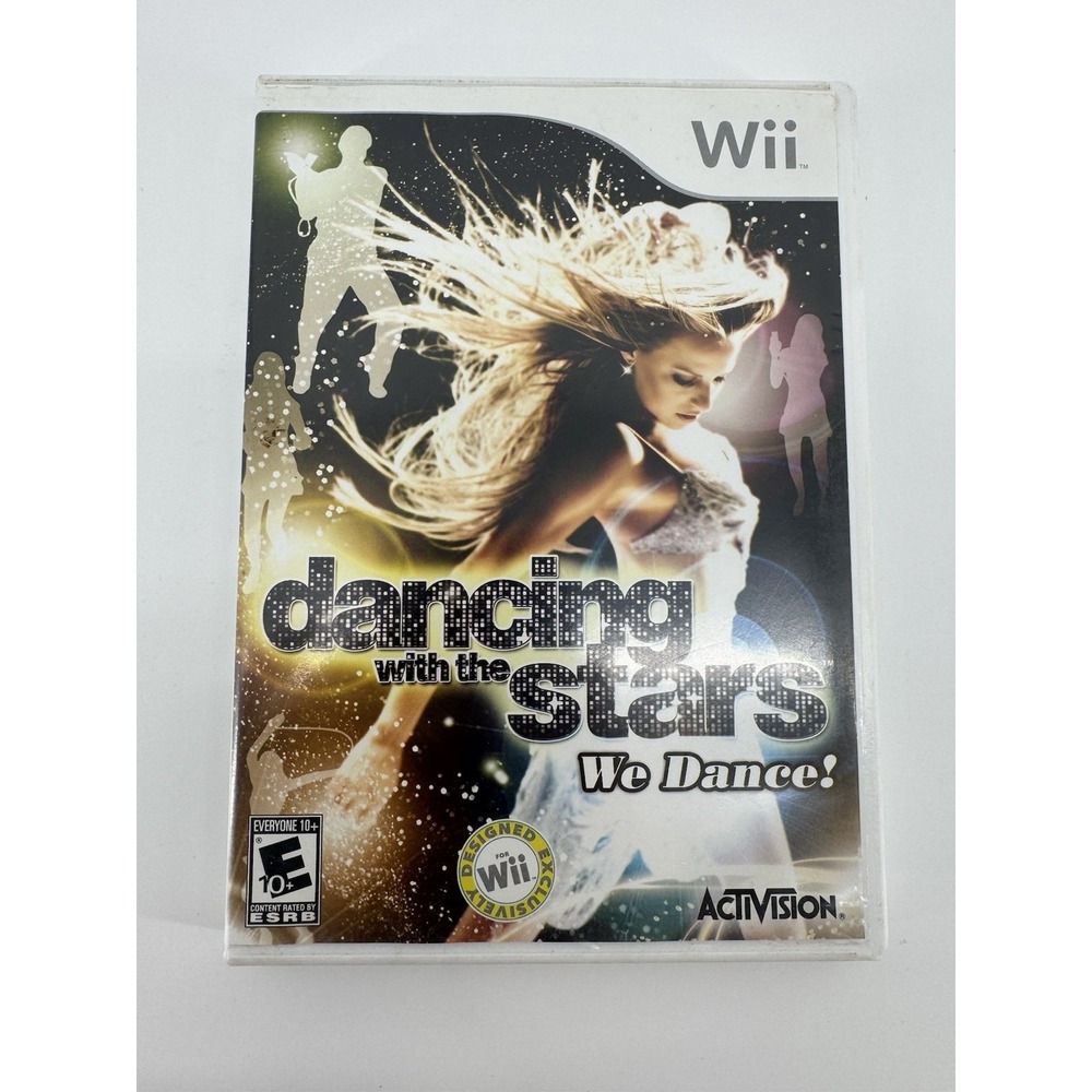 Dancing With The Stars We Dance‎ Nintendo Wii Activision With Manual CIB